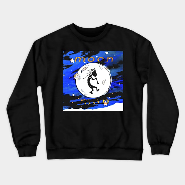 moon man Crewneck Sweatshirt by psanchez